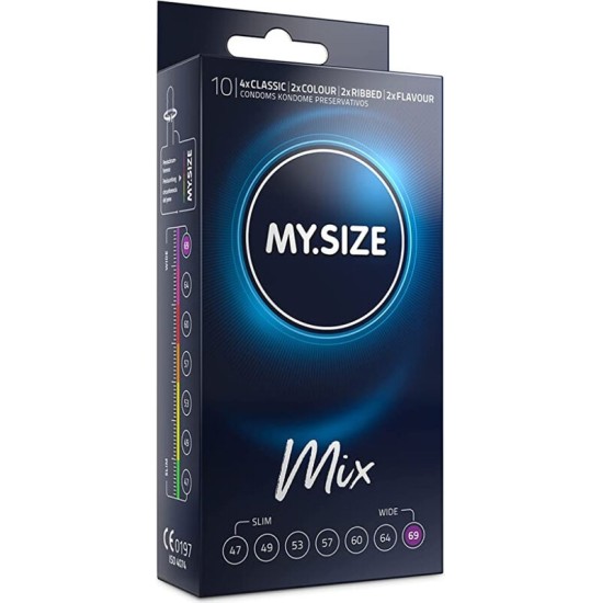 My Size Mix MY SIZE - MIX CONDOMS 69 MM 10 UNITS