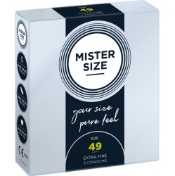 Mister Size CONDOM SIZE S 49 MM (3 UNITS)