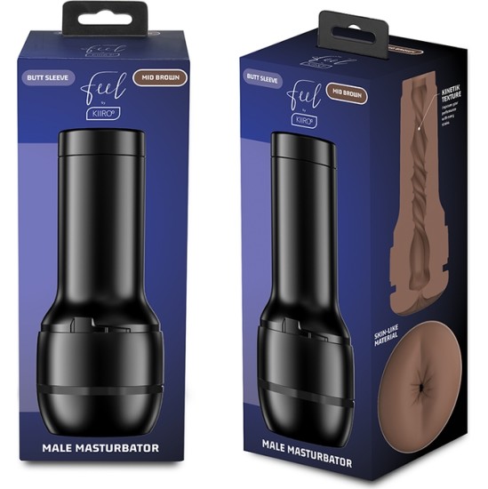 Kiiroo FEEL STROKER GENERIC BUTT MASTURBATOR - MID BROWN