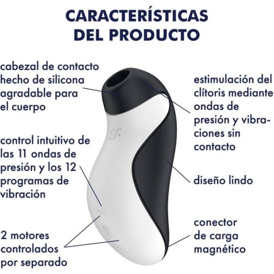 Satisfyer Air Pulse SATISFYER - ORCA AIR PULSE STIMULATOR + VIBRATION
