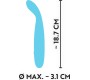 Cuties Mini Vibrator Blue 2.G