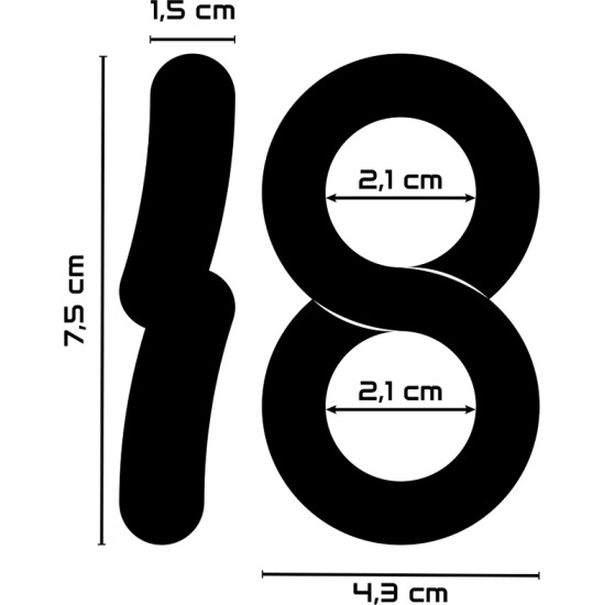 Powering SUPER FLEXIBLE AND RESISTANT PENIS AND TESTICLE RING PR12 melns