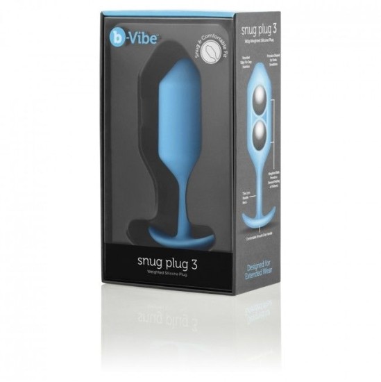 B-Vibe SNUG PLUG 3 ЧИРНЫЙ