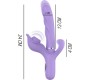 Intense Fun INTENSE - BILLIE MULTIFUNCTION RECHARGEABLE VIBRATOR SUCTION & PULSING violets