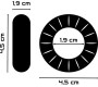 Powering Dzimumlocekļa gredzens 4,5 cm PR07 melns