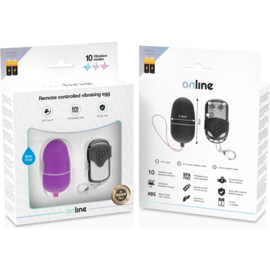 Online REMOTE CONTROL VIBRATING EGG M LILAC