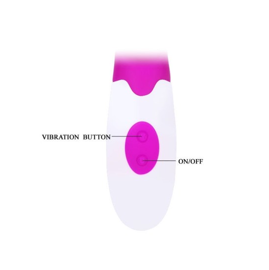 Pretty Love Flirtation ALVIS VIBRATOR WITH CLIT STIMULATION