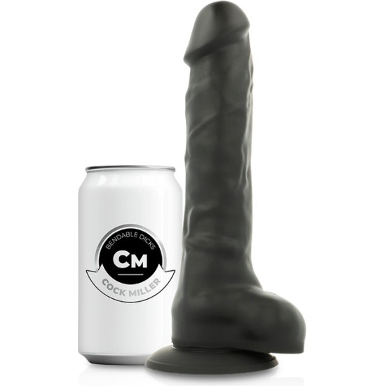 Cock Miller Strap-on biksītes ar silikona Dildo melns 19,5 CM