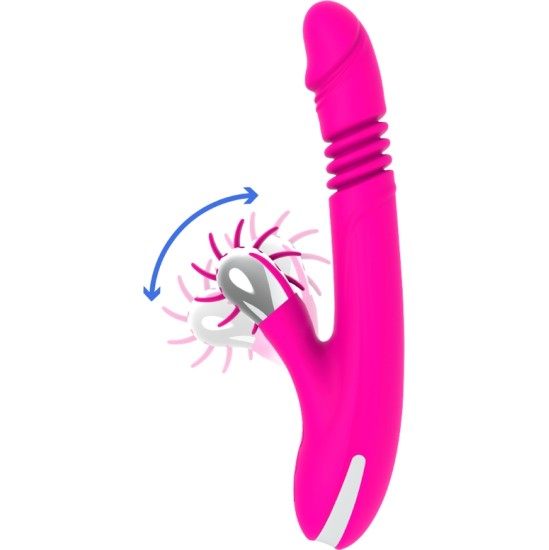 Diversia Vibrators ar klitora stimulātoru 24 CM