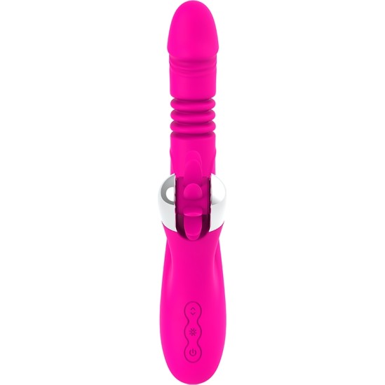 Diversia Vibrators ar klitora stimulātoru 24 CM