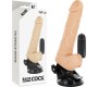 Basecock Reālistisks vibrators ar pulti 18.5CM