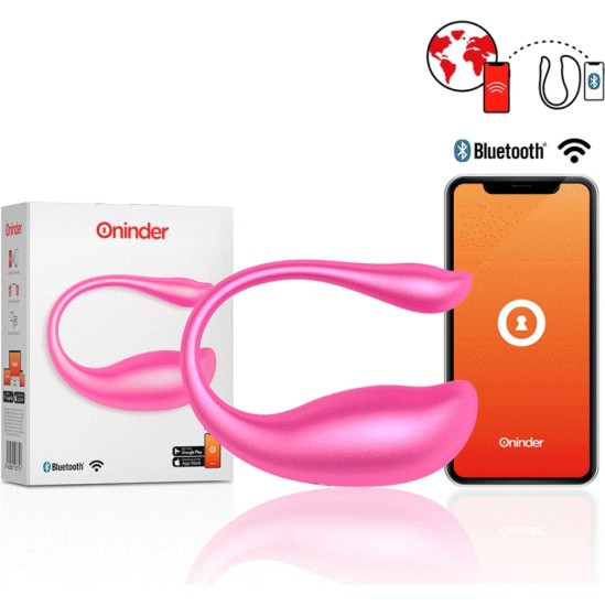 Oninder NAIROBI VIBRATING EGG rozā - FREE APP