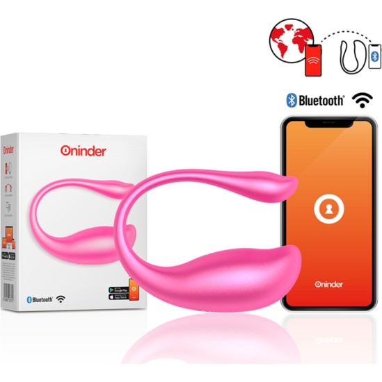 Oninder NAIROBI VIBRATING EGG rozā - FREE APP