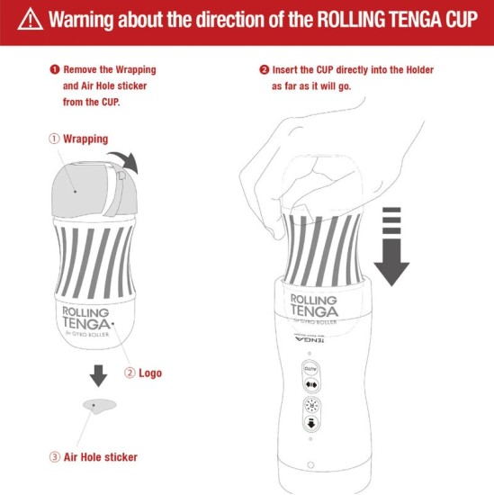 Tenga VACUUM GYRO ROLLER SUCTION & ROTATION