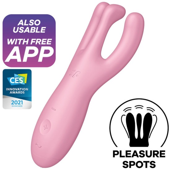 Satisfyer Connect SATISFYER THREESOME 4 VIBRATOR APP – rozā