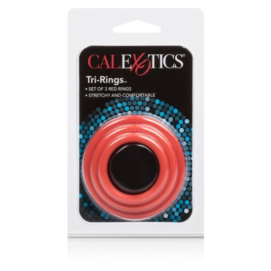 California Exotics CALEX TRI-RINGS SET PUNANE