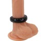 Powering SUPER FLEXIBLE AND RESISTANT PENIS RING 4.5CM PR07 melns