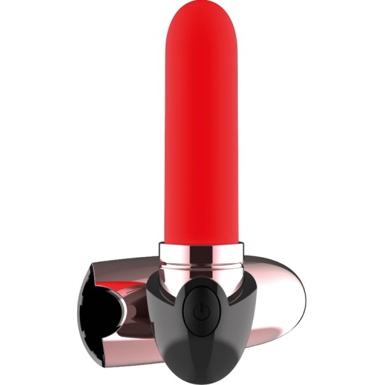 Coquette Toys COQUETTE CHIC DESIRE - VIBRATOR RECHARGEABLE LIPSTICK melns/ GOLD