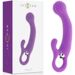 Intense Fun Vibrators ar klitora stimulātoru violets