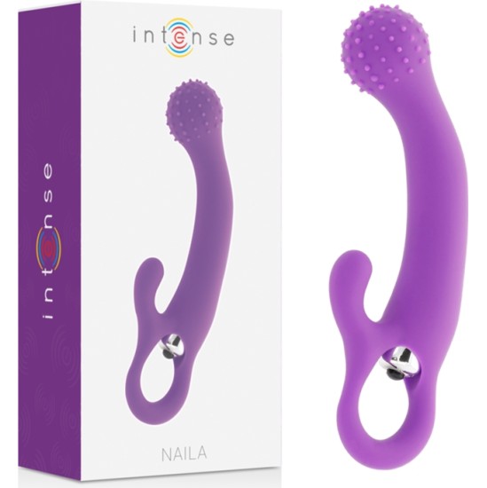 Intense Fun Vibrators ar klitora stimulātoru violets