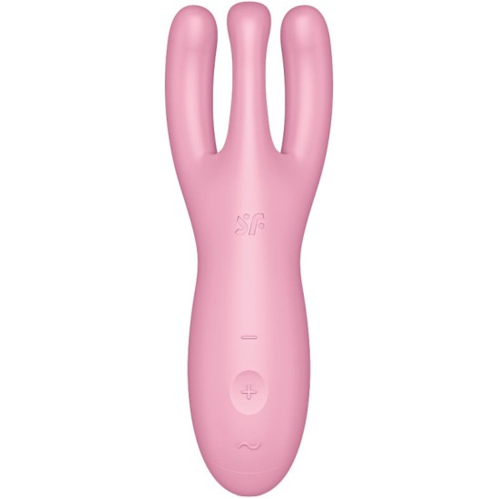 Satisfyer Connect SATISFYER THREESOME 4 ПРИЛОЖЕНИЕ ВИБРАТОР - РОЗОВЫЙ