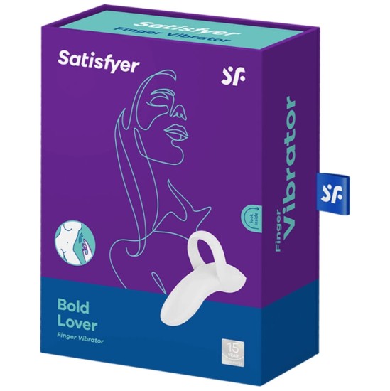 Satisfyer Vibrator SATISFYER BOLD LOVER FINGER VIBRATOR - WHITE