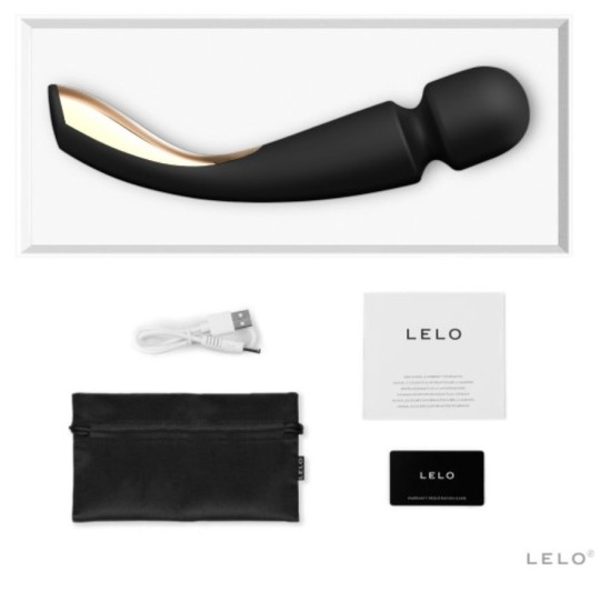 Lelo SMARTWand 2 vibrators melnā krāsā