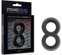 Powering SUPER FLEXIBLE AND RESISTANT PENIS AND TESTICLE RING PR12 melns