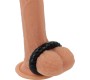 Powering SUPER FLEXIBLE AND RESISTANT PENIS RING 4.5CM PR07 melns