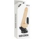 Basecock REALISTIC VIBRATOR REMOTE CONTROL FLESH 18.5CM