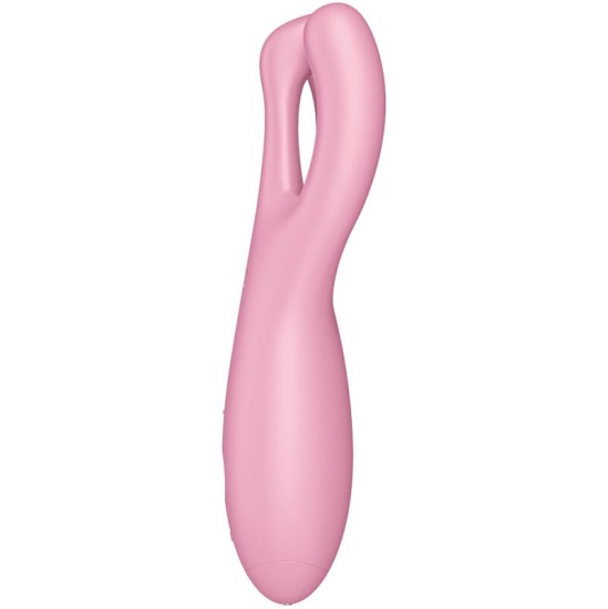 Satisfyer Connect SATISFYER THREESOME 4 ПРИЛОЖЕНИЕ ВИБРАТОР - РОЗОВЫЙ