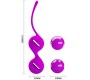 Pretty Love Flirtation ОРГАЗМИЧЕСКИЕ ЯИЦЫ PRETTY LOVE KEGEL ПОДТЯГИВАЮТ I ФИОЛЕТОВЫЙ