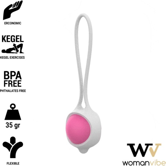 Womanvibe KEISY I BALL GEISHA SILIKOON - ROOSA