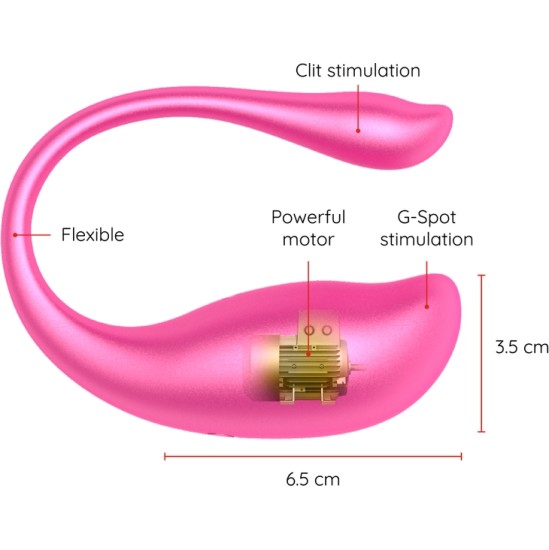 Oninder NAIROBI VIBRATING EGG rozā – NEMOKAMA PROGRAMĖLĖ