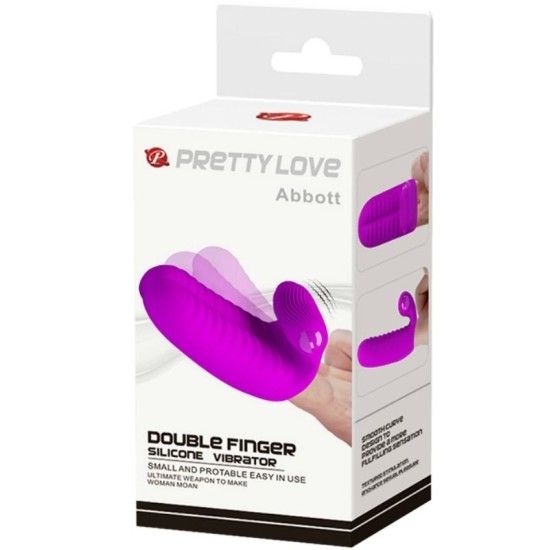 Pretty Love Flirtation PRETTY LOVE ABBOTT STIMULIAVIMAS DOUBLE FINGER violets