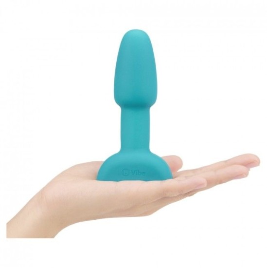 B-Vibe ÄRMEGA PETITE KAUGJUHTIMISPULDI PISTIK TEAL