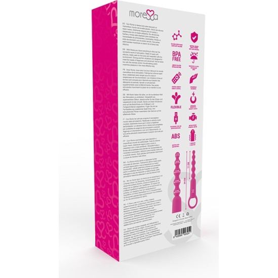 Moressa RONIE ДИСТАНЦИОННОЕ УПРАВЛЕНИЕ АНАЛЬНОЕ УДОВОЛЬСТВИЕ РОЗОВОЕ