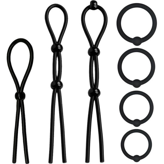 Beast Rings 07 Set Solid Silicone Cock Rings
