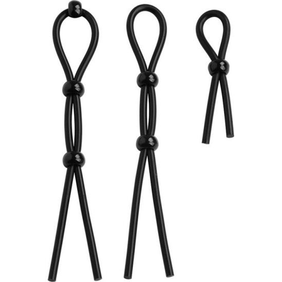 Beast Rings 07 Set Solid Silicone Cock Rings