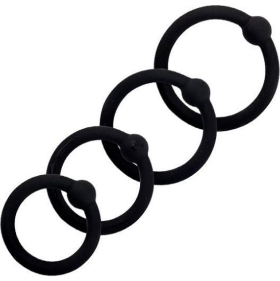 Beast Rings 07 Set Solid Silicone Cock Rings