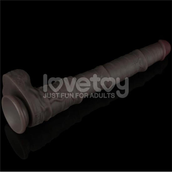 Lovetoy Dual Layered Bendable Dildo XXL 16