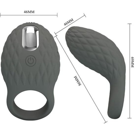 Prettylove Heloise Vibrating Cock Ring