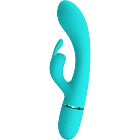 Prettylove Scocco Rabbit Vibrator Turquoise