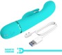 Prettylove Scocco Rabbit Vibrator Turquoise