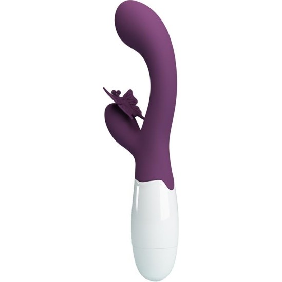 Prettylove Vibrator Butterfly Kiss 30 functions Purple
