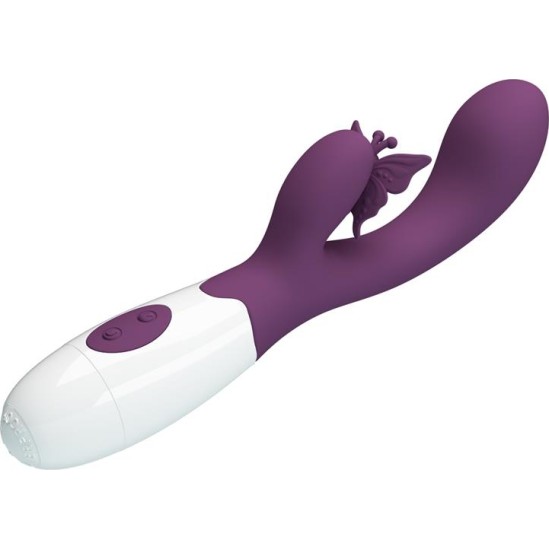 Prettylove Vibrator Butterfly Kiss 30 functions Purple