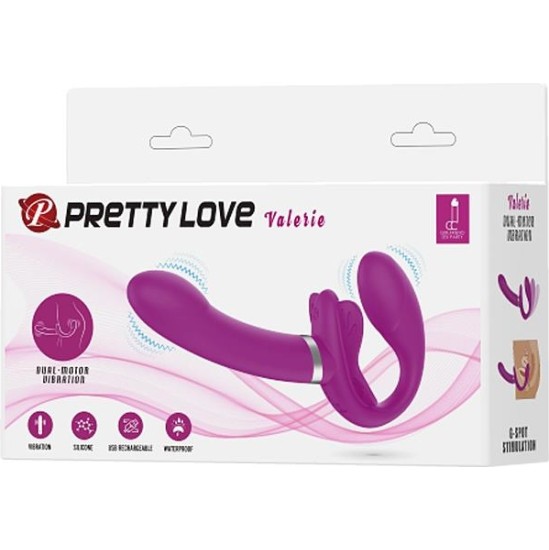 Prettylove Valerie Couple Vibe Strapless USB