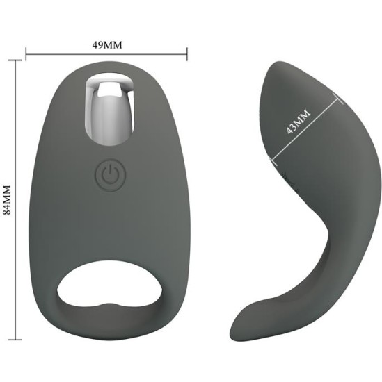 Prettylove Gemma Vibrating Cock Ring