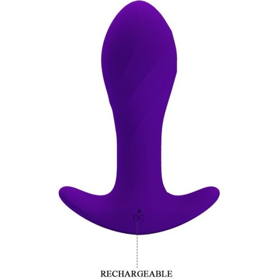 Prettylove Anal Masager with Vibration Purple