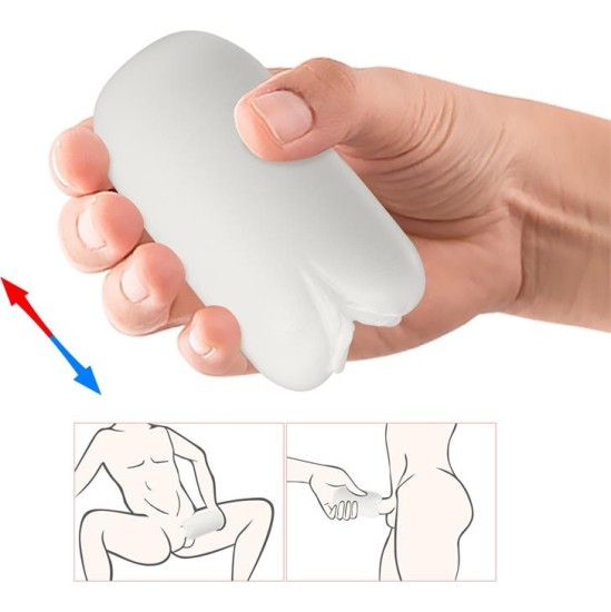 Prettylove Masha Masturbator Egg Double Texture Whit